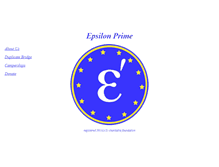 Tablet Screenshot of epsilonprime.org